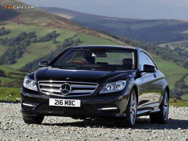 Mercedes-Benz CL 500 AMG Sports Package UK-spec (C216) 2010 images (640 x 480)