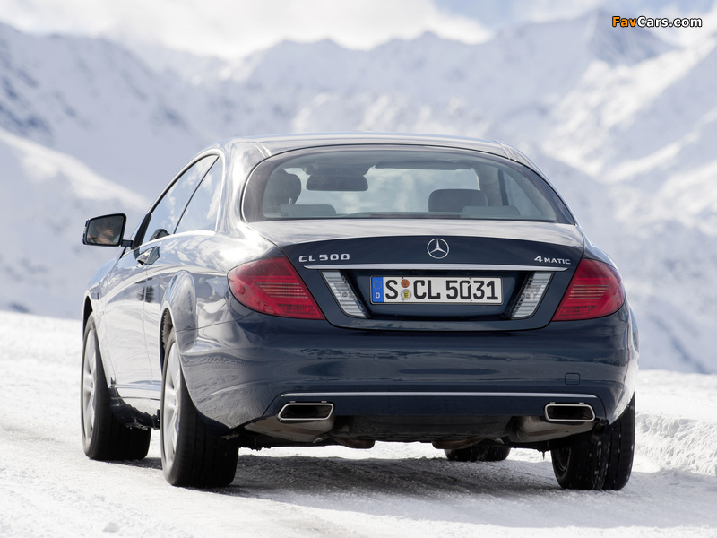 Mercedes-Benz CL 500 4MATIC (S216) 2010 pictures (800 x 600)