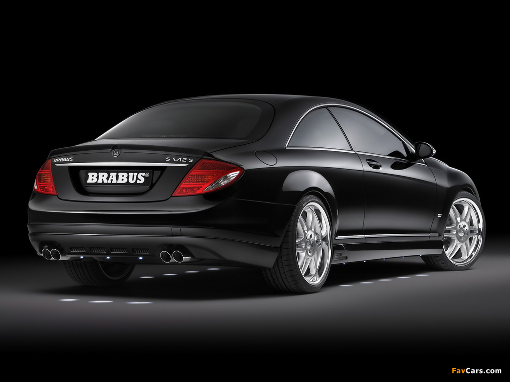 Photos of Brabus SV12 S Biturbo Coupe (C216) 2007–10 (1024 x 768)