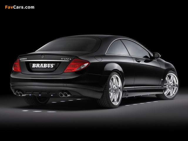 Photos of Brabus SV12 S Biturbo Coupe (C216) 2007–10 (640 x 480)