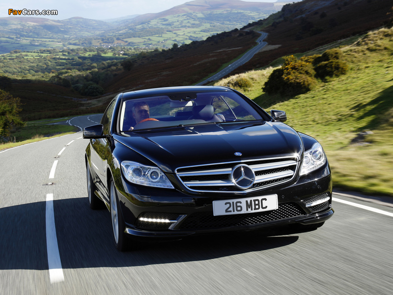 Photos of Mercedes-Benz CL 500 AMG Sports Package UK-spec (C216) 2010 (800 x 600)