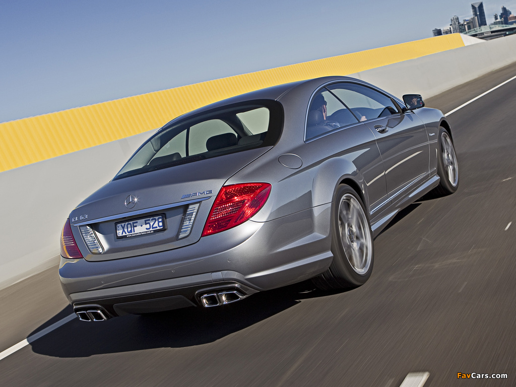 Photos of Mercedes-Benz CL 63 AMG AU-spec (C216) 2010 (1024 x 768)