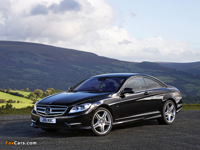 Photos of Mercedes-Benz CL 500 AMG Sports Package UK-spec (C216) 2010 (640 x 480)