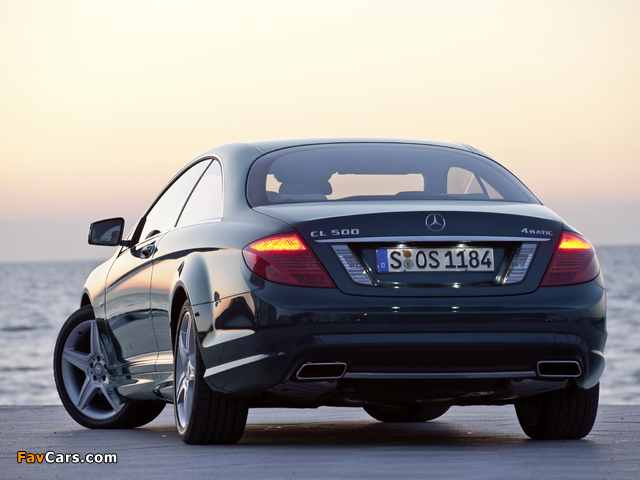 Photos of Mercedes-Benz CL 500 4MATIC AMG Sports Package (C216) 2010 (640 x 480)