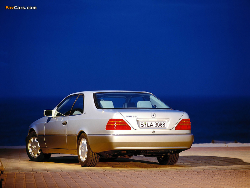 Pictures of Mercedes-Benz 600 SEC (C140) 1992–93 (800 x 600)