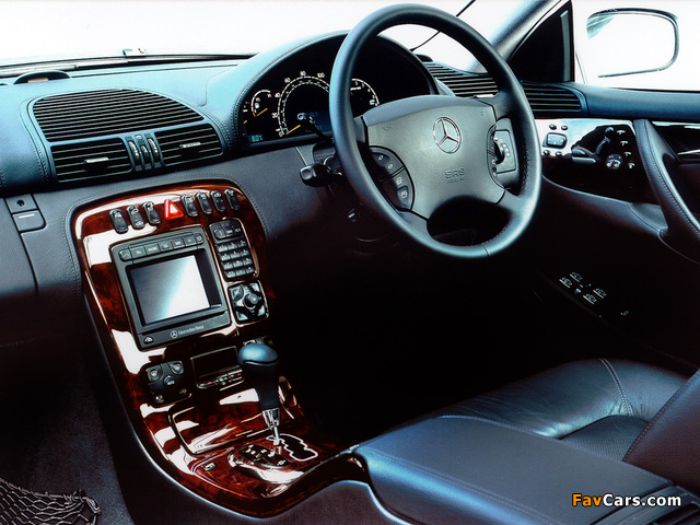 Pictures of Mercedes-Benz CL 600 UK-spec (C215) 1999–2002 (640 x 480)