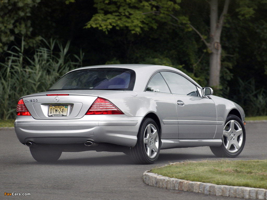 Pictures of Mercedes-Benz CL 500 US-spec (C215) 1999–2006 (1024 x 768)