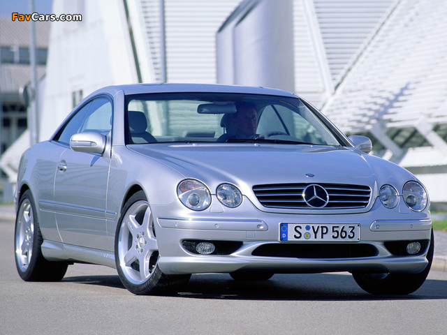 Pictures of Mercedes-Benz CL 55 AMG (C215) 2000–02 (640 x 480)