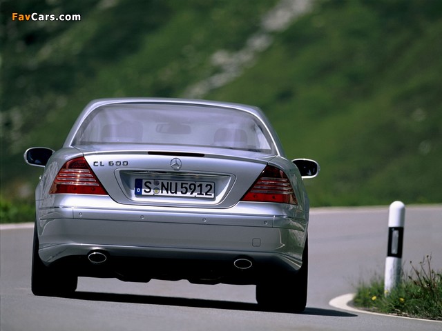 Pictures of Mercedes-Benz CL 600 (C215) 2002–06 (640 x 480)