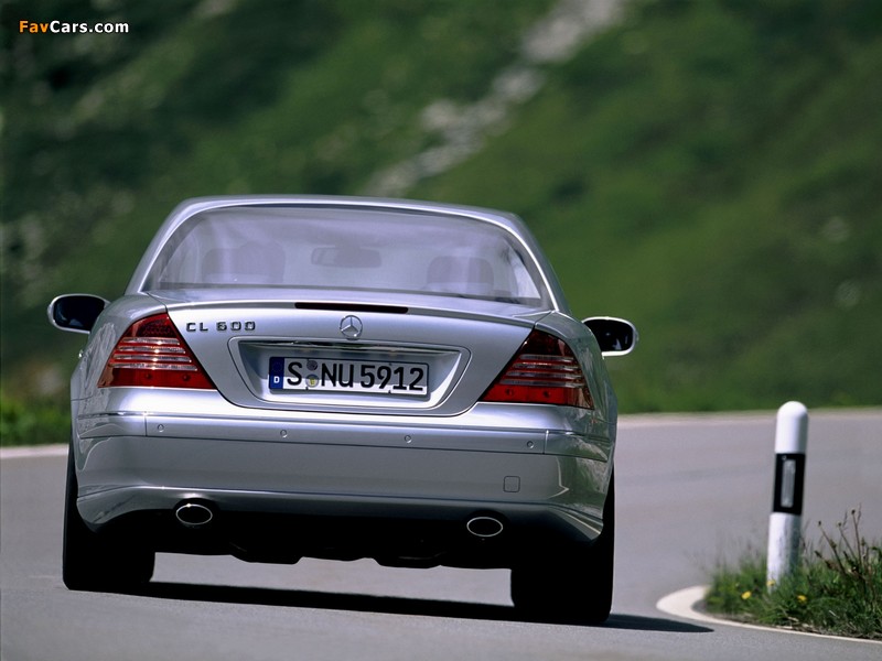 Pictures of Mercedes-Benz CL 600 (C215) 2002–06 (800 x 600)