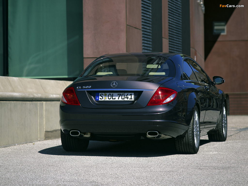 Pictures of Mercedes-Benz CL 500 (C216) 2006–10 (1024 x 768)