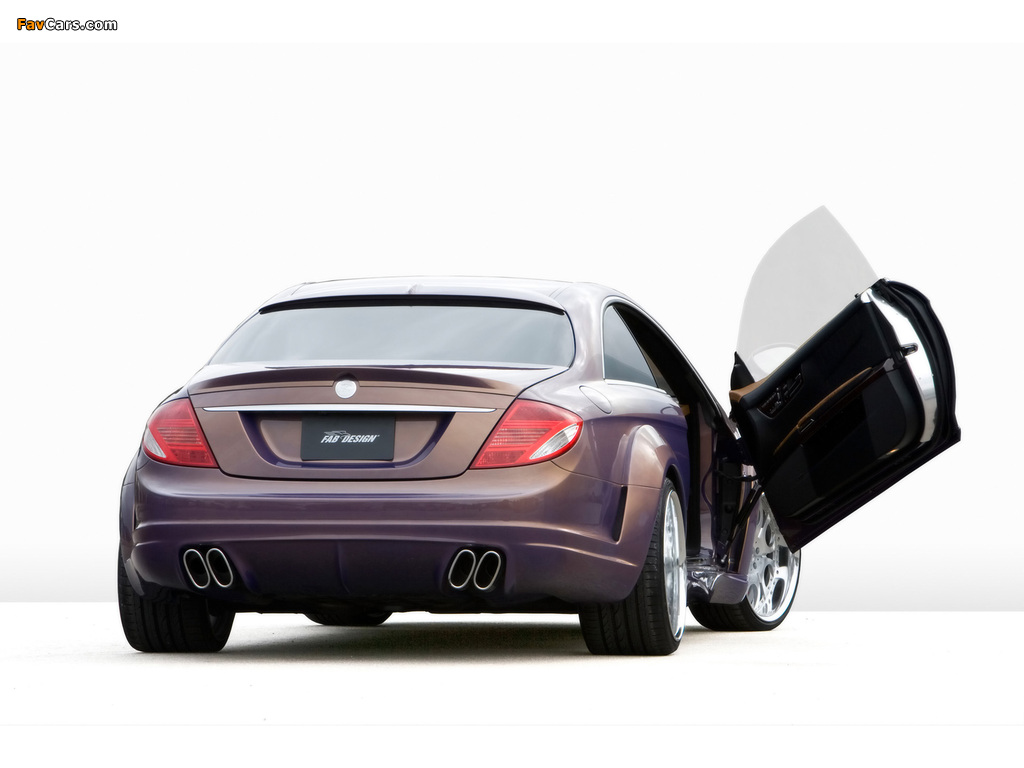Pictures of FAB Design Mercedes-Benz CL 600 Widebody (C216) 2009–10 (1024 x 768)