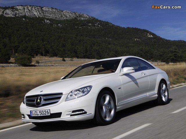 Pictures of Mercedes-Benz CL 500 BlueEfficiency (S216) 2010 (640 x 480)