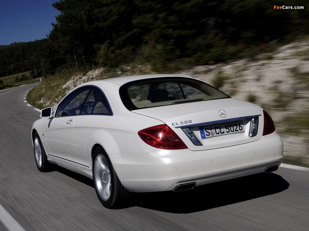 Pictures of Mercedes-Benz CL 500 BlueEfficiency (S216) 2010 (1024 x 768)