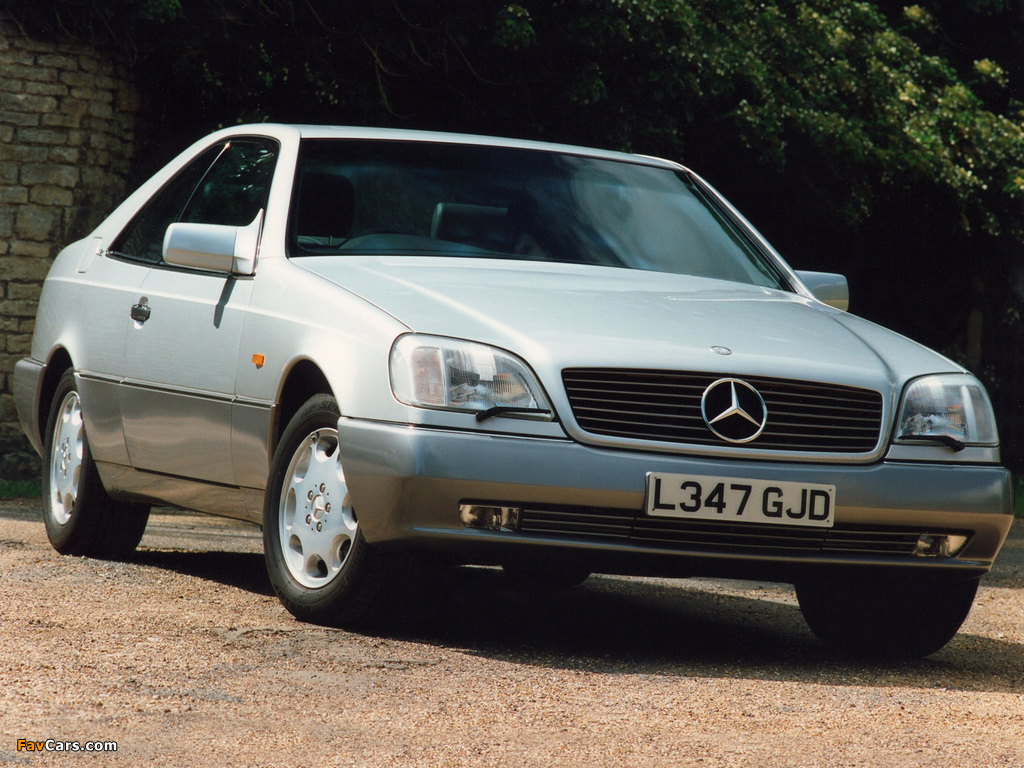 Mercedes-Benz 600 SEC UK-spec (C140) 1992–93 wallpapers (1024 x 768)
