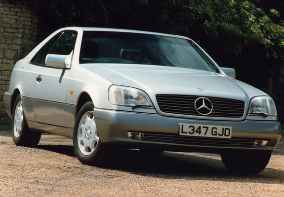 Mercedes-Benz 600 SEC UK-spec (C140) 1992–93 wallpapers