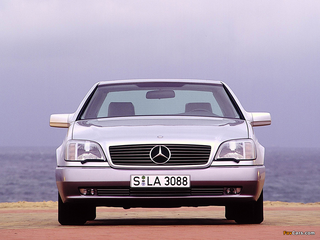 Mercedes-Benz 600 SEC (C140) 1992–93 wallpapers (1024 x 768)