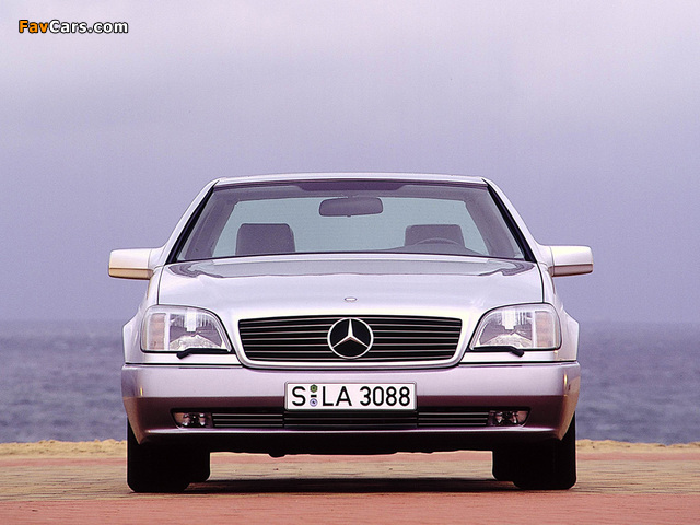 Mercedes-Benz 600 SEC (C140) 1992–93 wallpapers (640 x 480)