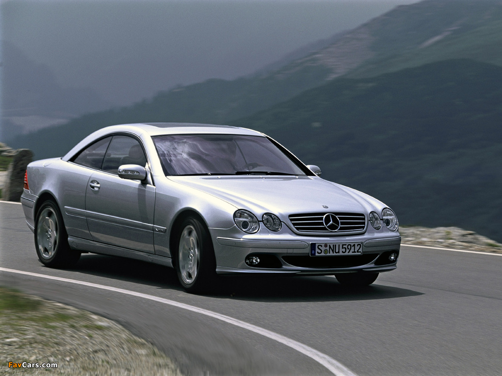 Mercedes-Benz CL 600 (C215) 2002–06 wallpapers (1024 x 768)