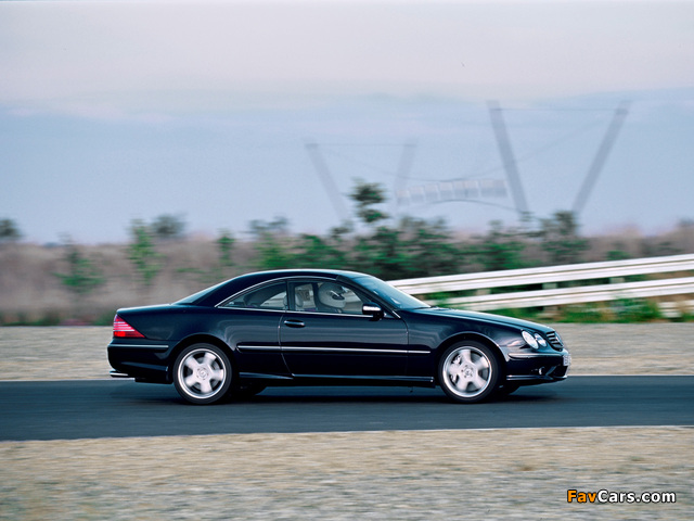 Mercedes-Benz CL 55 AMG (C215) 2002–06 wallpapers (640 x 480)