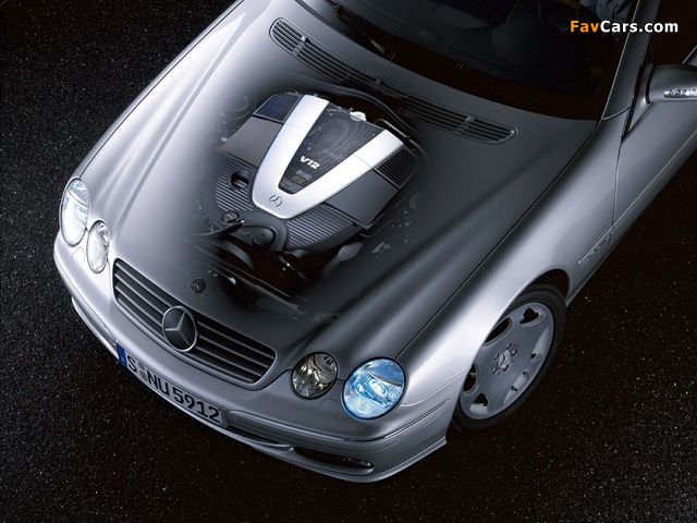 Mercedes-Benz CL 600 (C215) 2002–06 wallpapers (640 x 480)