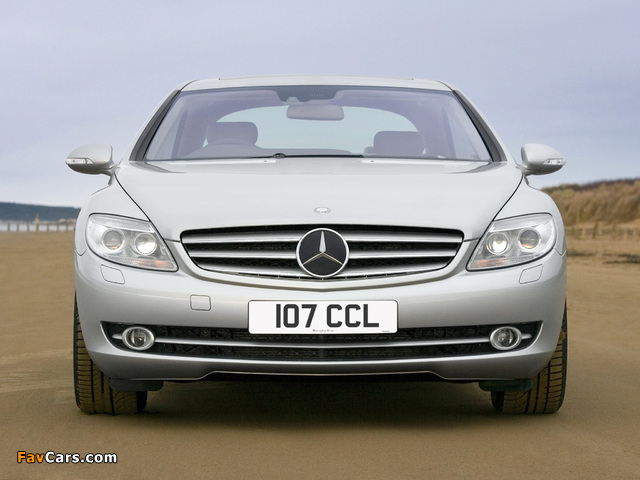 Mercedes-Benz CL 500 UK-spec (C216) 2006–10 wallpapers (640 x 480)