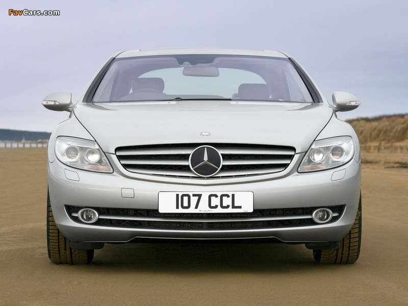 Mercedes-Benz CL 500 UK-spec (C216) 2006–10 wallpapers (800 x 600)