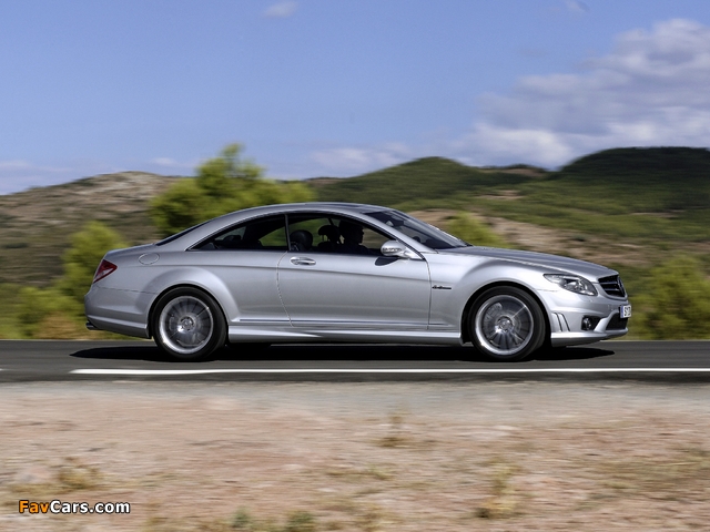 Mercedes-Benz CL 63 AMG (C216) 2007–10 wallpapers (640 x 480)