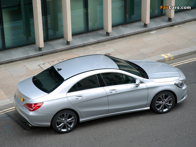 Images of Mercedes-Benz CLA 180 UK-spec (C117) 2013 (640 x 480)