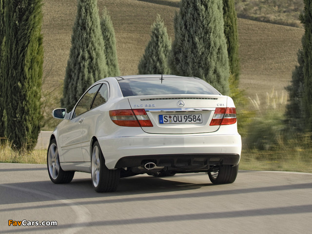 Mercedes-Benz CLC 220 CDI 2008–10 images (640 x 480)