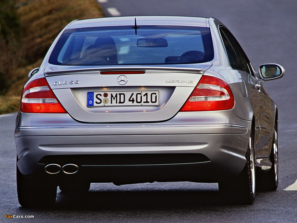 Images of Mercedes-Benz CLK 55 AMG (C209) 2002–05 (1024 x 768)