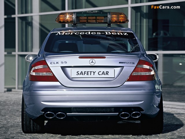 Images of Mercedes-Benz CLK 55 AMG F1 Safety Car (C209) 2003 (640 x 480)
