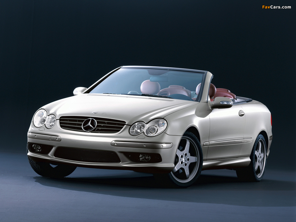 Images of Mercedes-Benz CLK 500 Cabrio by Giorgio Armani (A209) 2004 (1024 x 768)