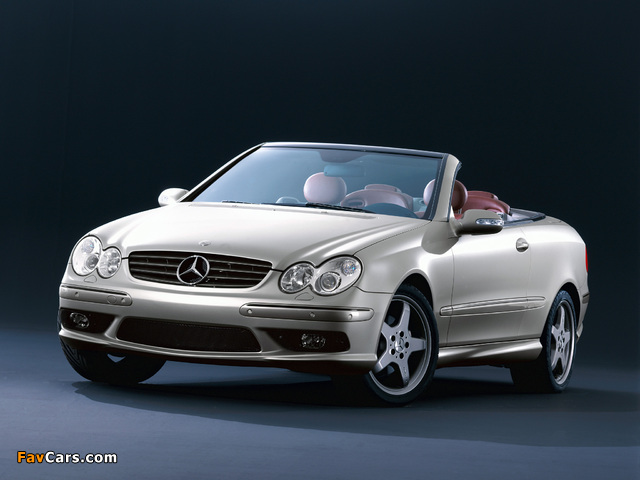 Images of Mercedes-Benz CLK 500 Cabrio by Giorgio Armani (A209) 2004 (640 x 480)