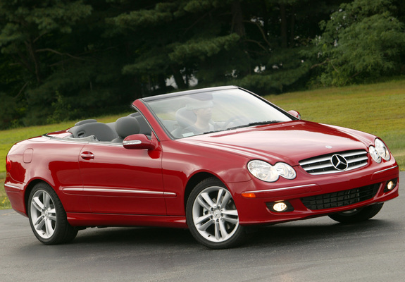 Images of Mercedes-Benz CLK 350 Convertible US-spec (A209) 2005–10