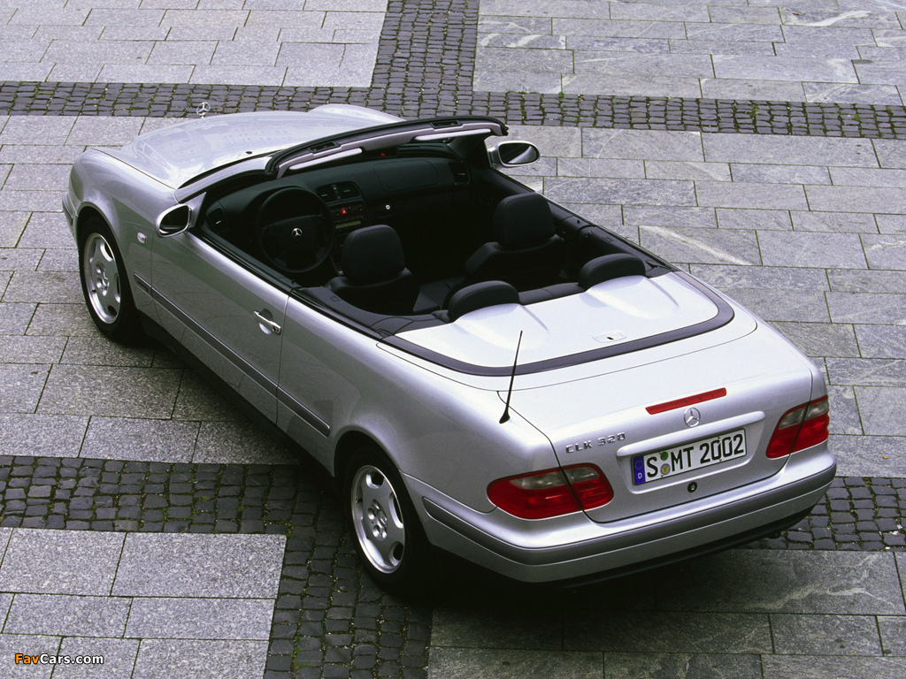 Mercedes-Benz CLK 320 Cabrio (A208) 1998–2002 images (1024 x 768)