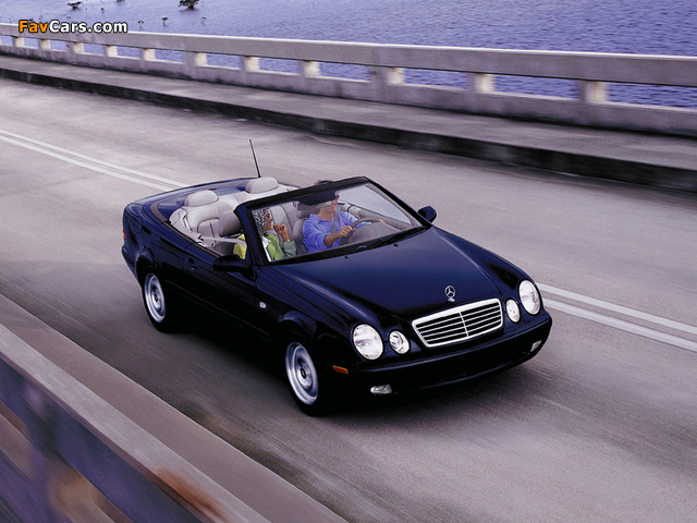 Mercedes-Benz CLK 320 Cabrio (A208) 1998–2002 images (640 x 480)