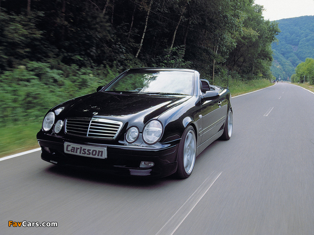 Carlsson Mercedes-Benz CLK-Klasse Cabrio (A208) 1998–2002 images (640 x 480)