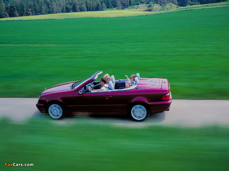 Mercedes-Benz CLK-Klasse Cabrio (A208) 1998–2002 pictures (800 x 600)
