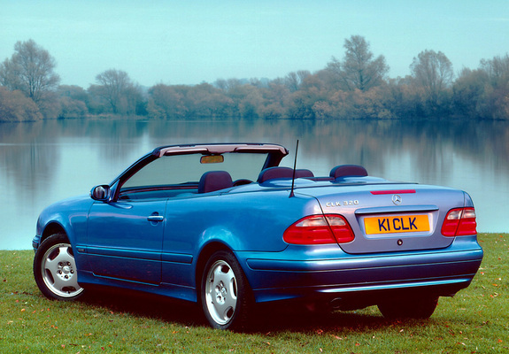 Mercedes-Benz CLK 320 Cabrio UK-spec (A208) 1998–2002 wallpapers