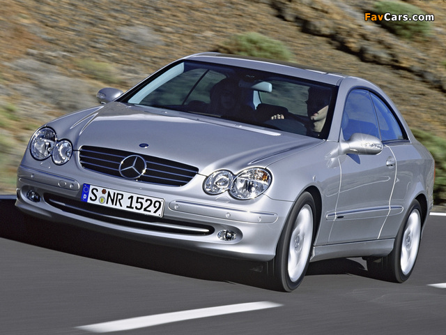 Mercedes-Benz CLK 500 (C209) 2002–05 images (640 x 480)