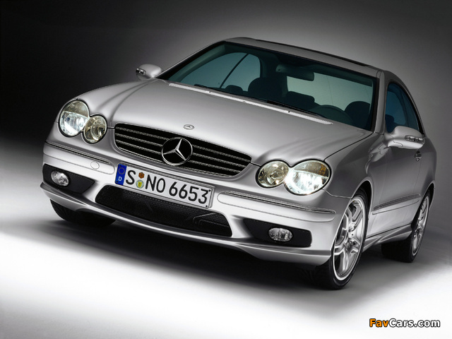 Mercedes-Benz CLK 55 AMG (C209) 2002–05 images (640 x 480)