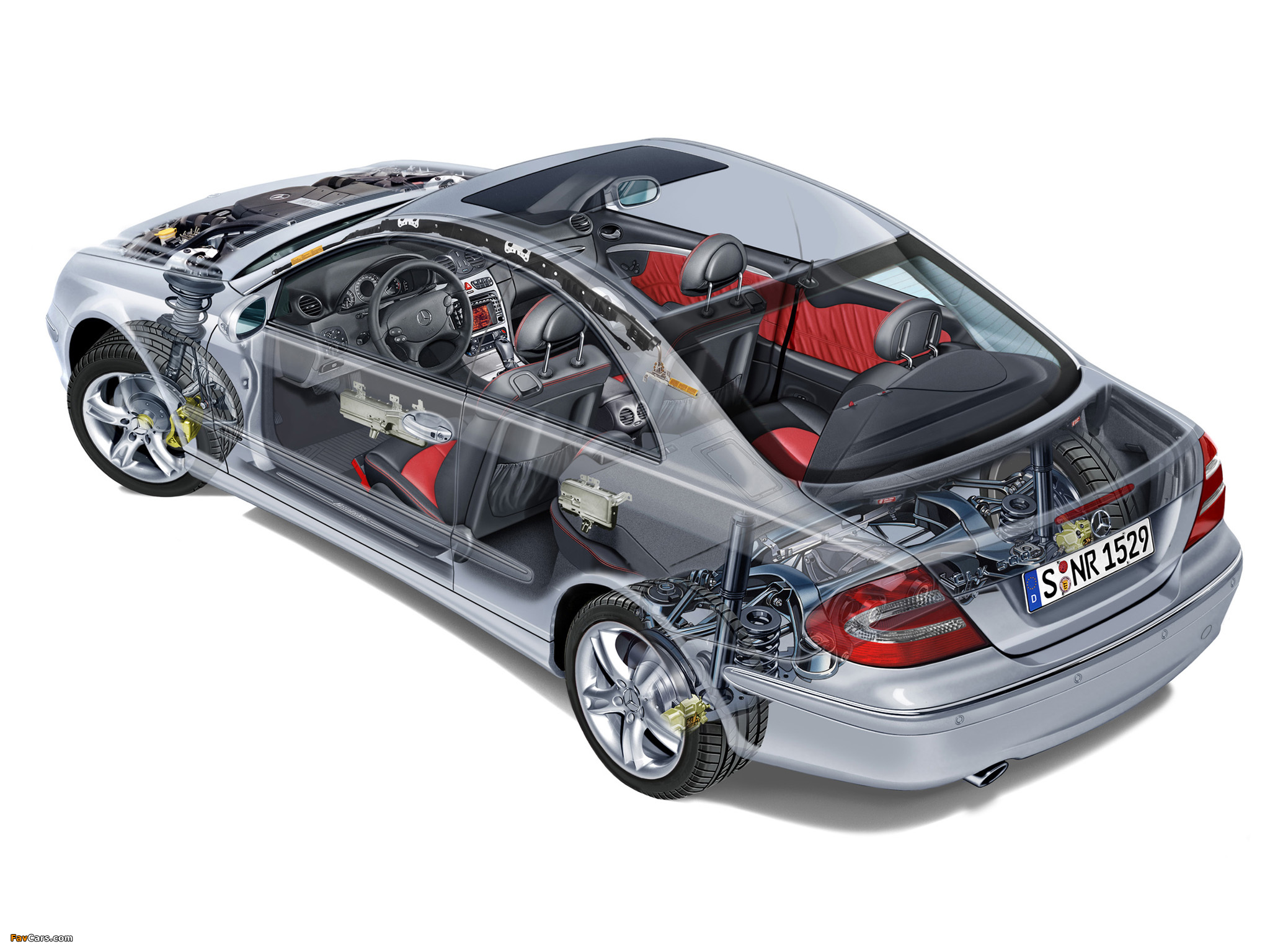 Mercedes-Benz CLK 500 (C209) 2002–05 photos (2048 x 1536)