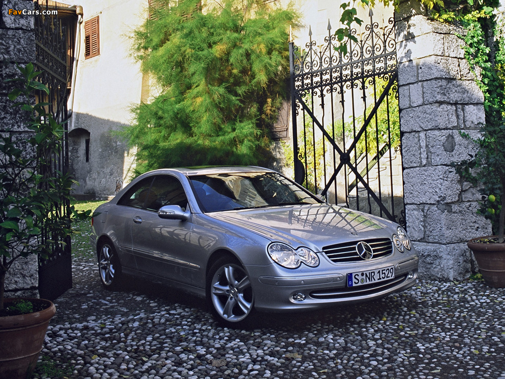Mercedes-Benz CLK 500 (C209) 2002–05 photos (1024 x 768)