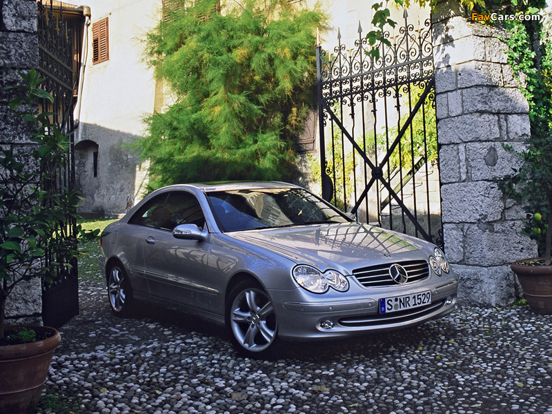 Mercedes-Benz CLK 500 (C209) 2002–05 photos (800 x 600)