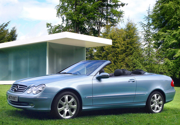 Mercedes-Benz CLK 240 Cabrio UK-spec (A209) 2003–05 images