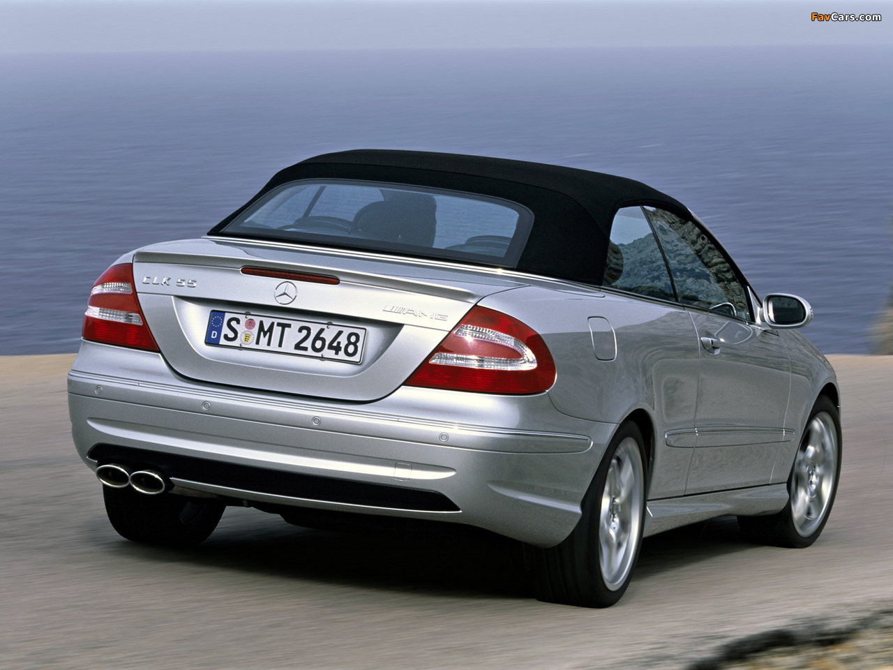 Mercedes-Benz CLK 55 AMG Cabrio (A209) 2003–05 images (1280 x 960)