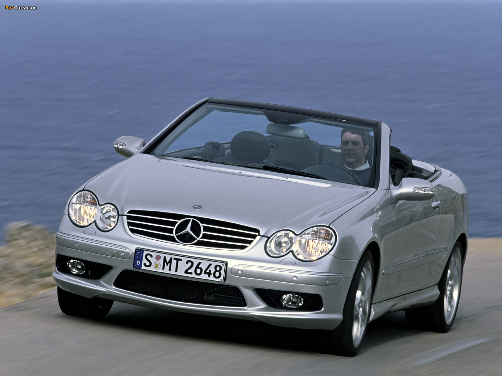 Mercedes-Benz CLK 55 AMG Cabrio (A209) 2003–05 pictures (1600 x 1200)