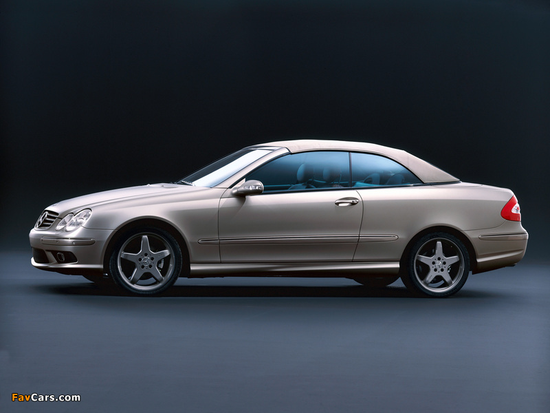 Mercedes-Benz CLK 500 Cabrio by Giorgio Armani (A209) 2004 images (800 x 600)