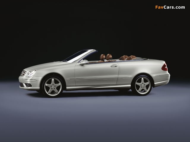 Mercedes-Benz CLK 500 Cabrio by Giorgio Armani (A209) 2004 images (640 x 480)